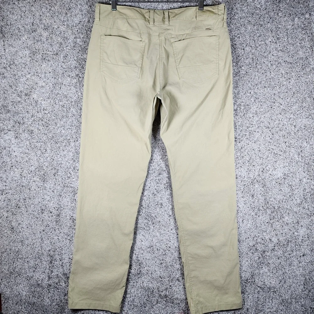 The North Face Hiking Pants Mens 36 Long Khaki Nylon Stretch Excellent